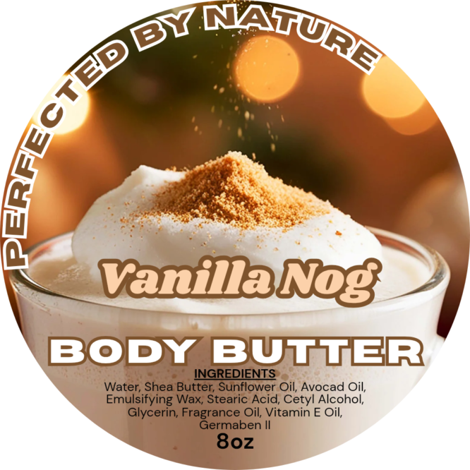 Vanilla Nog - 8oz Whipped Body Butter