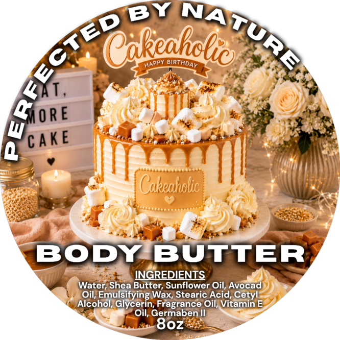 Cakeaholic - 8oz Whipped Body Butter