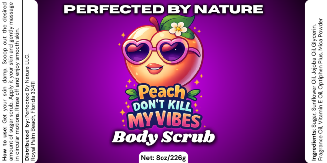Peach Don't Kill My Vibes - Body Scrub